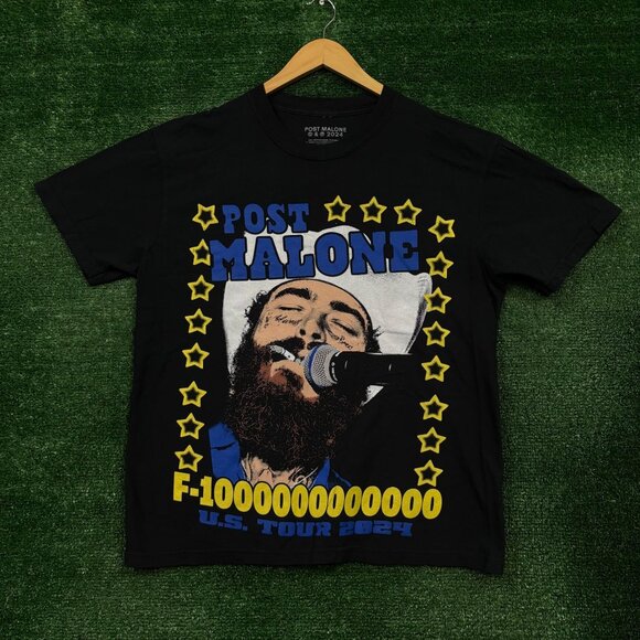 Post Malone F-1 Trillion US Tour T-Shirt Size Large - Picture 1 of 4
